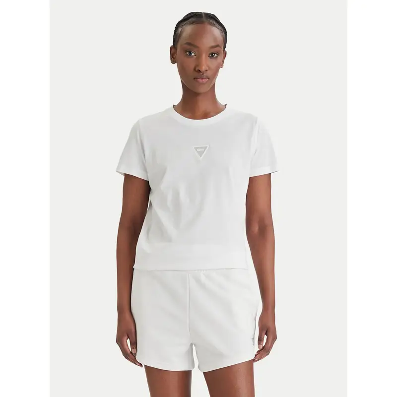 T-shirt W6GI10 K3025 Bianco Regular Fit