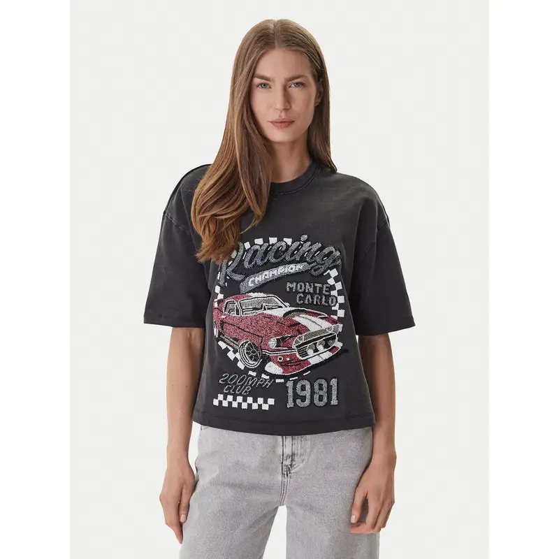 Guess T-shirt Grigio 4242156