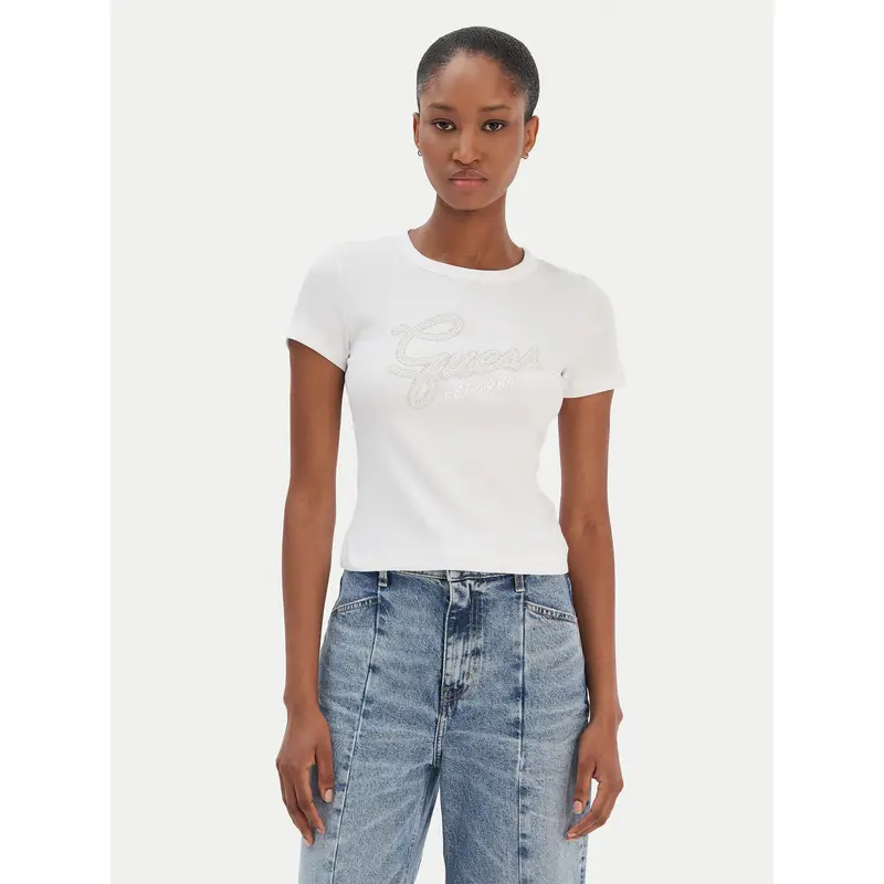 Guess T-shirt Bianco 3885733