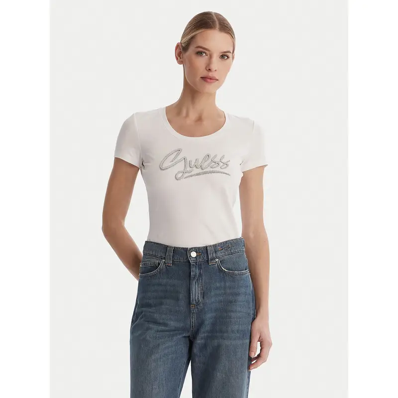Guess T-shirt Bianco 4189798