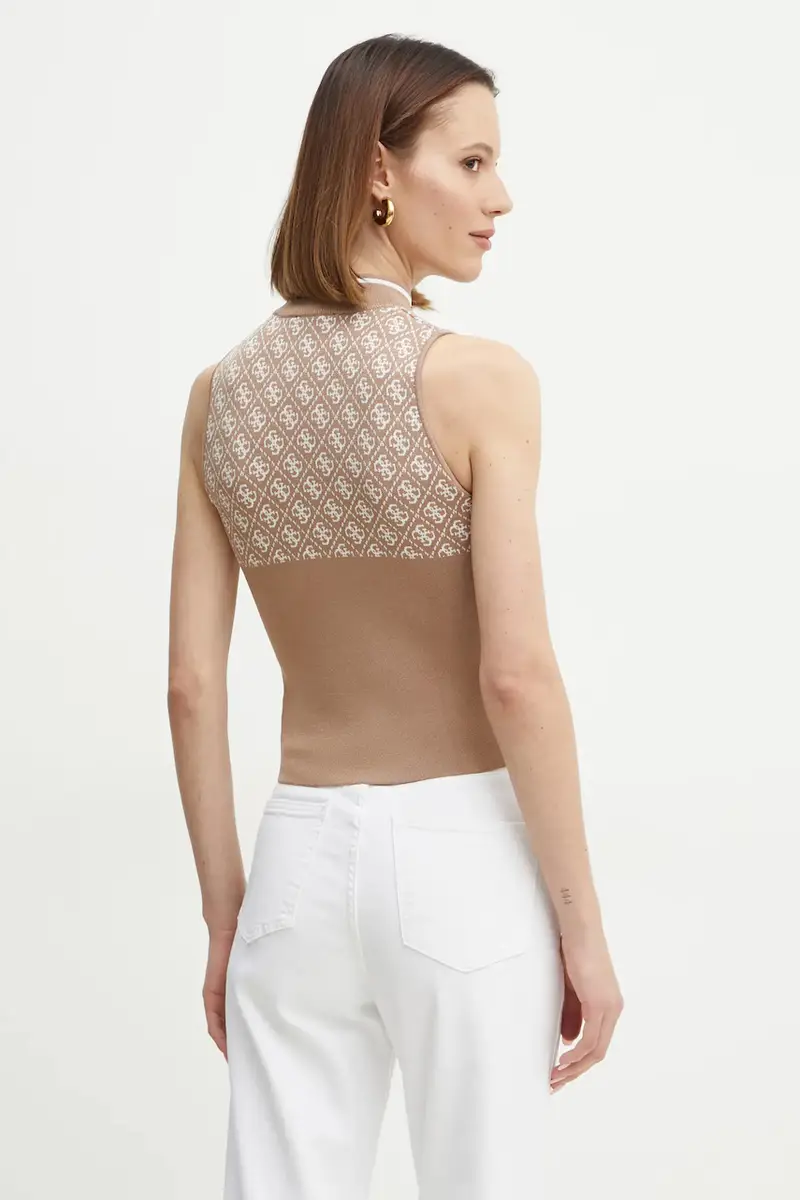 Guess Top Donna Marrone 3138025 miniatura 3