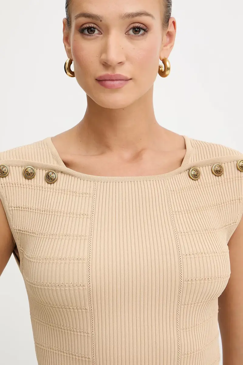 Guess Top Donna Beige 2982310 miniatura 4