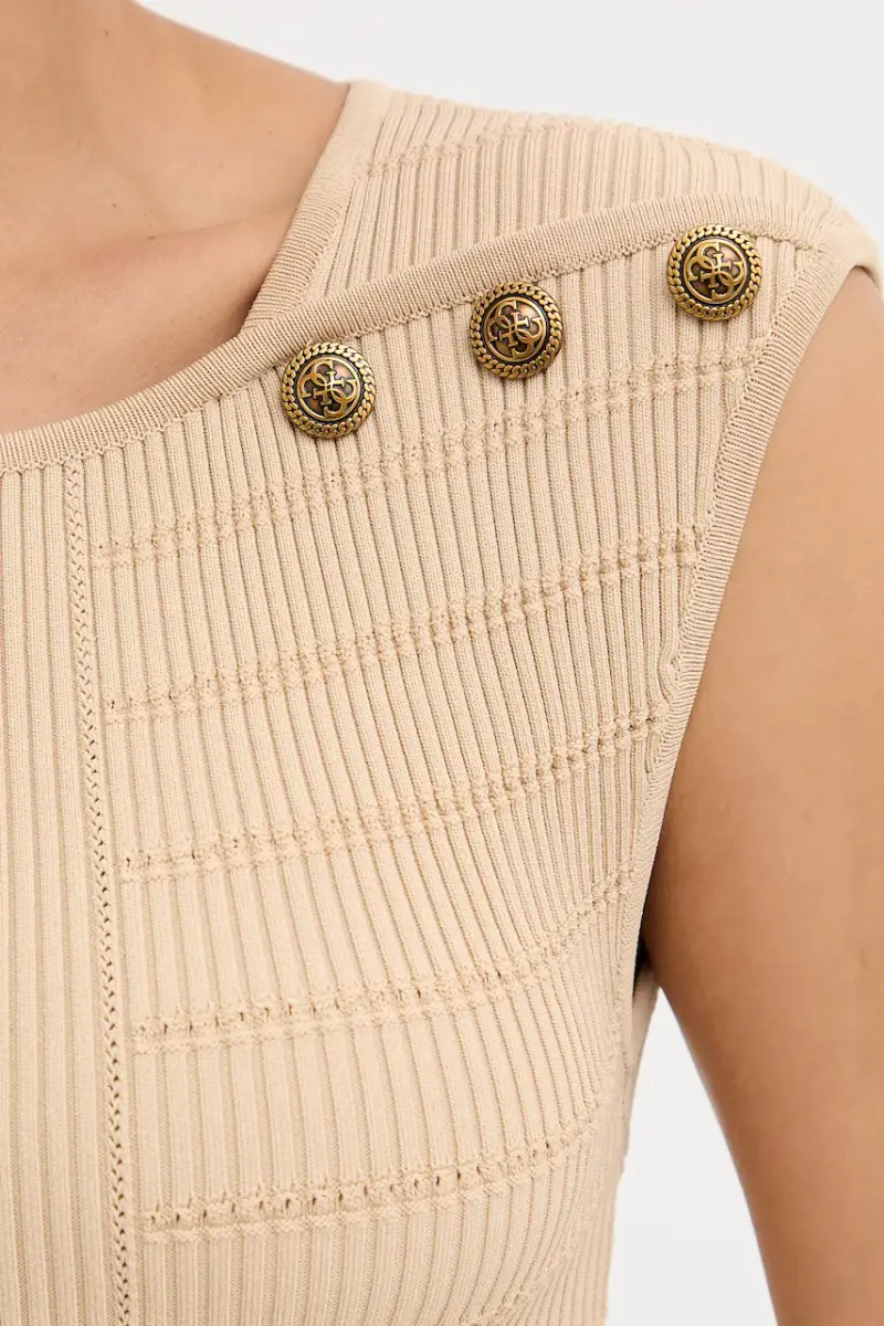 Guess Top Donna Beige 2982310 miniatura 5