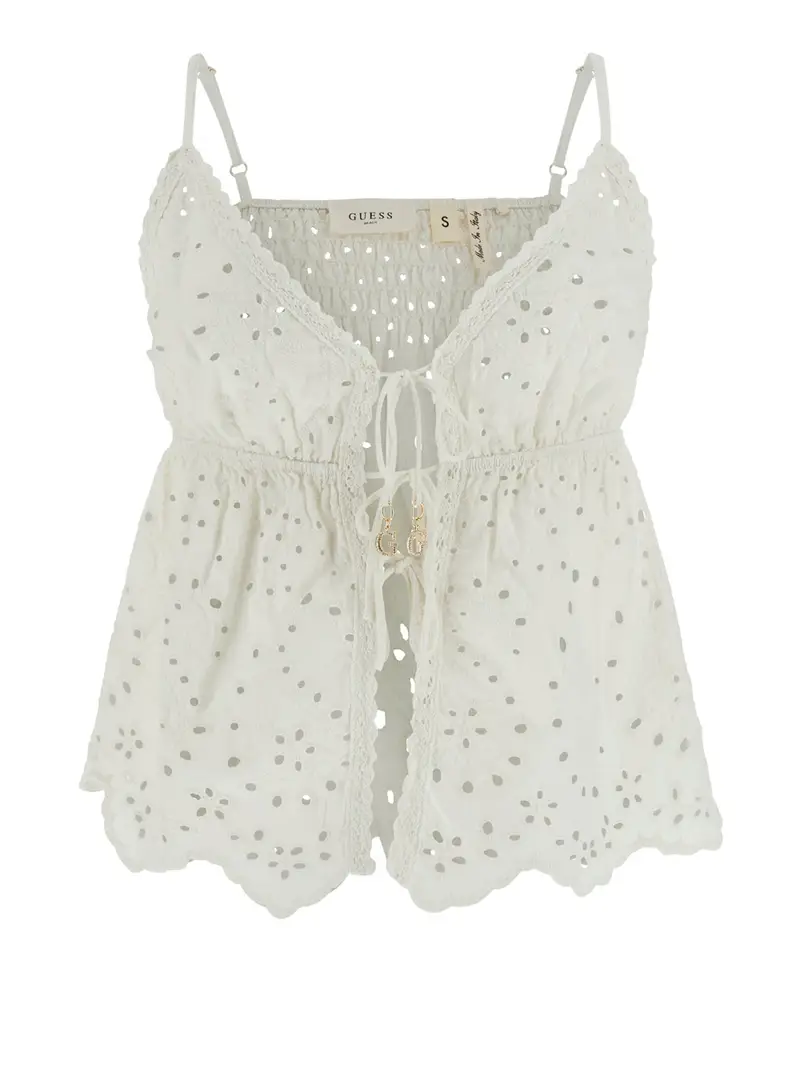 top guess da donna - bianco