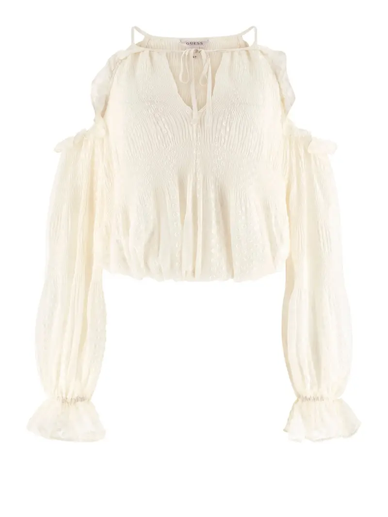 top guess emilia da donna - bianco