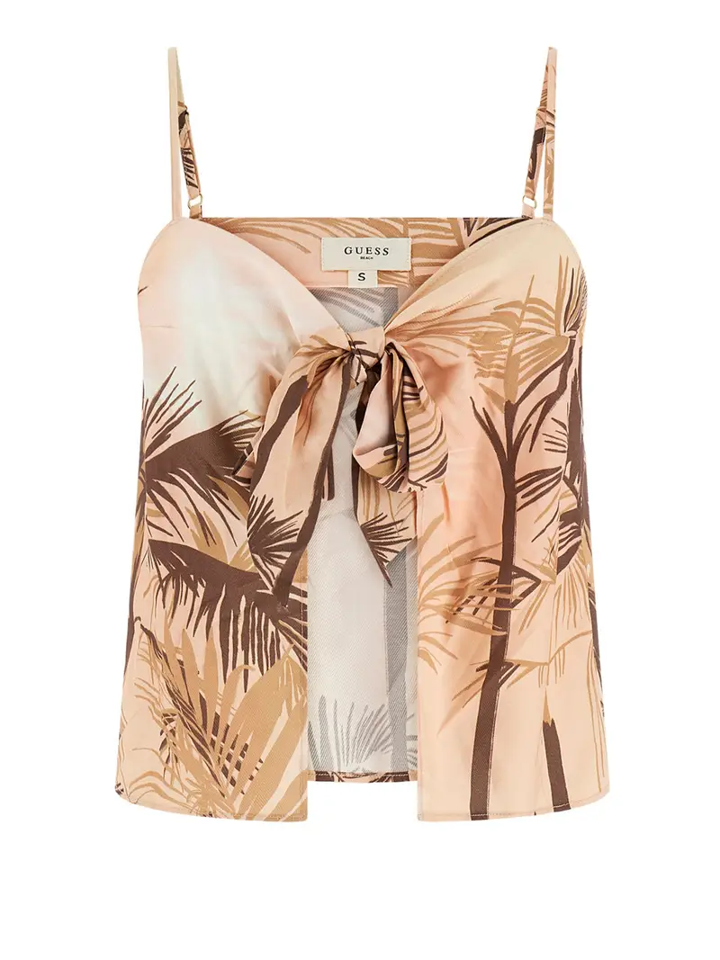 top guess fleur knot da donna - multicolore