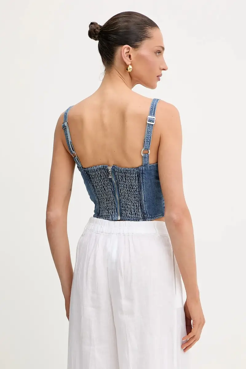 top jeans MARSY colore blu W5GH86 D4H7C miniatura 3