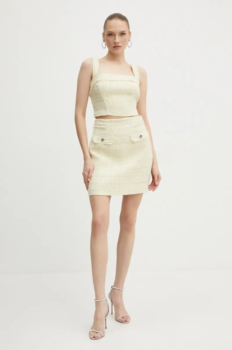 Guess Top Donna Giallo 3246248 miniatura 2