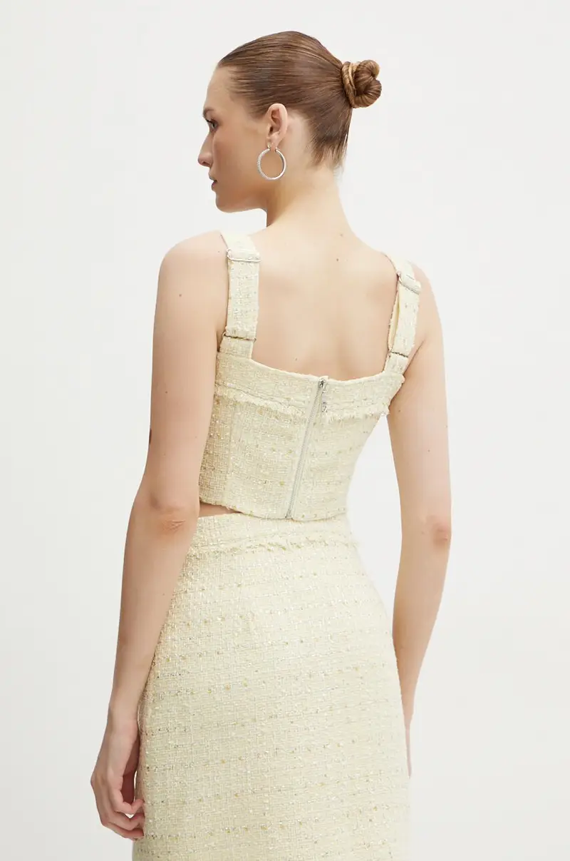 Guess Top Donna Giallo 3246248 miniatura 3