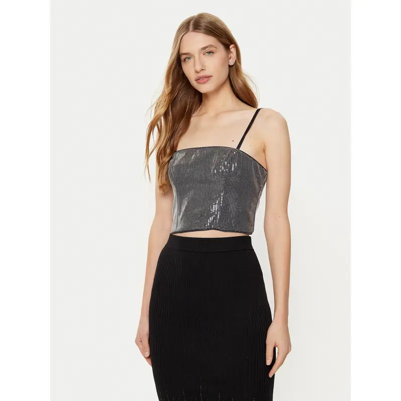 Guess Top Argento 3211487