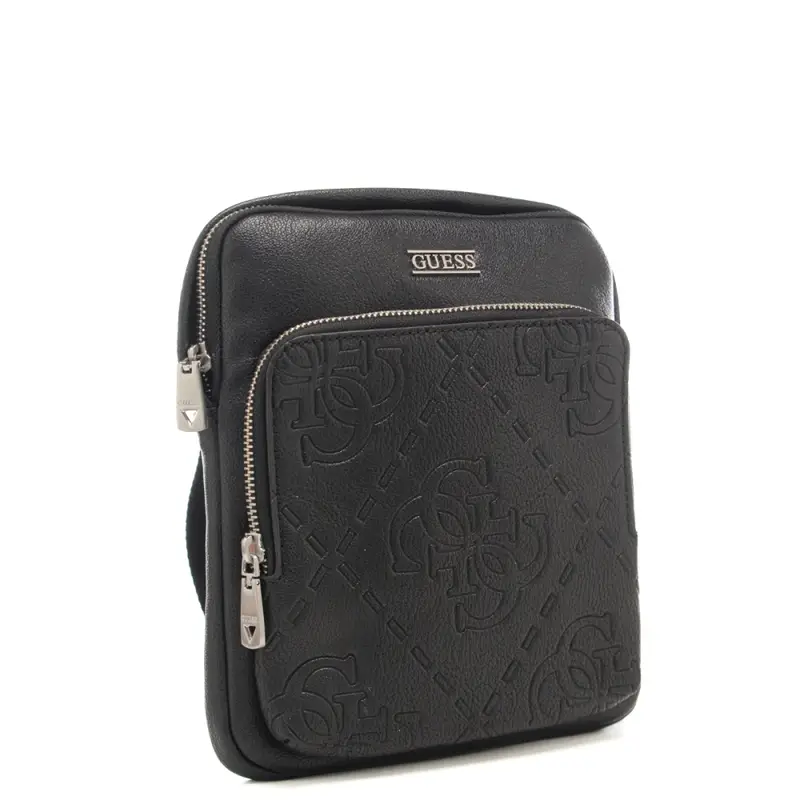 tracolla da uomo boston con multi logo 4g inciso sul davanti nero miniatura 2