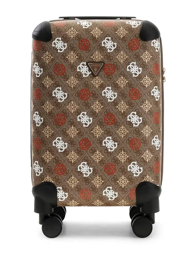 Trolley Eliette beige / marrone / rosso / bianco