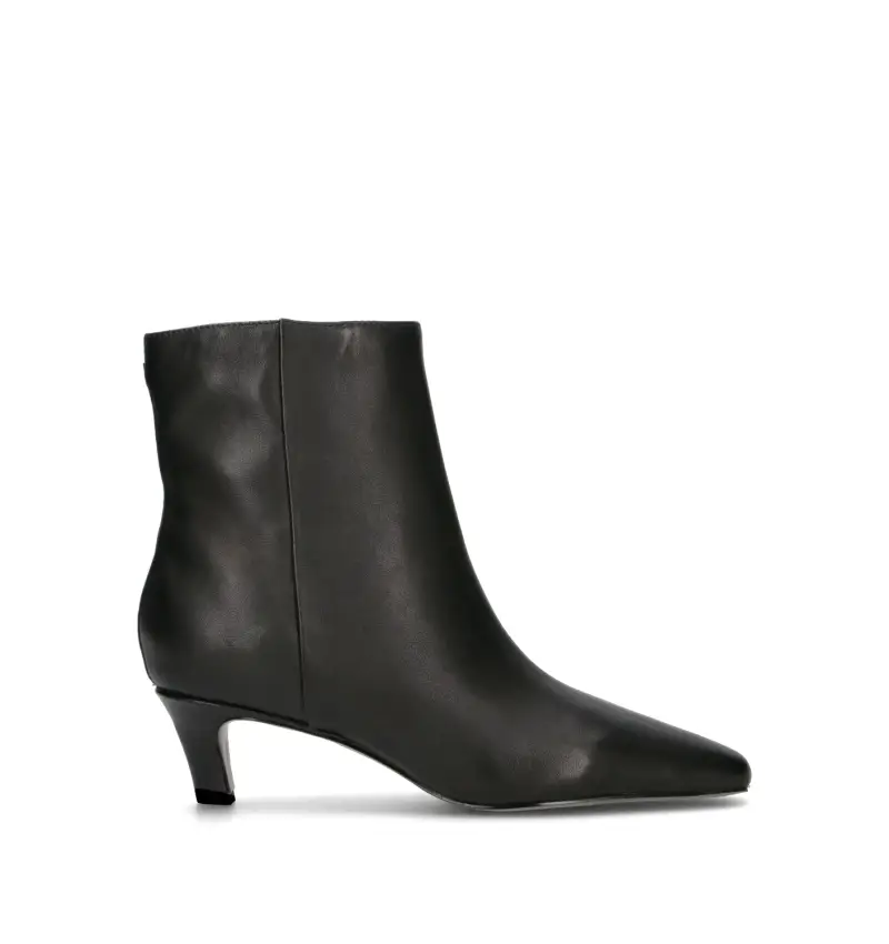 Tronchetto donna nero in pelle Vario