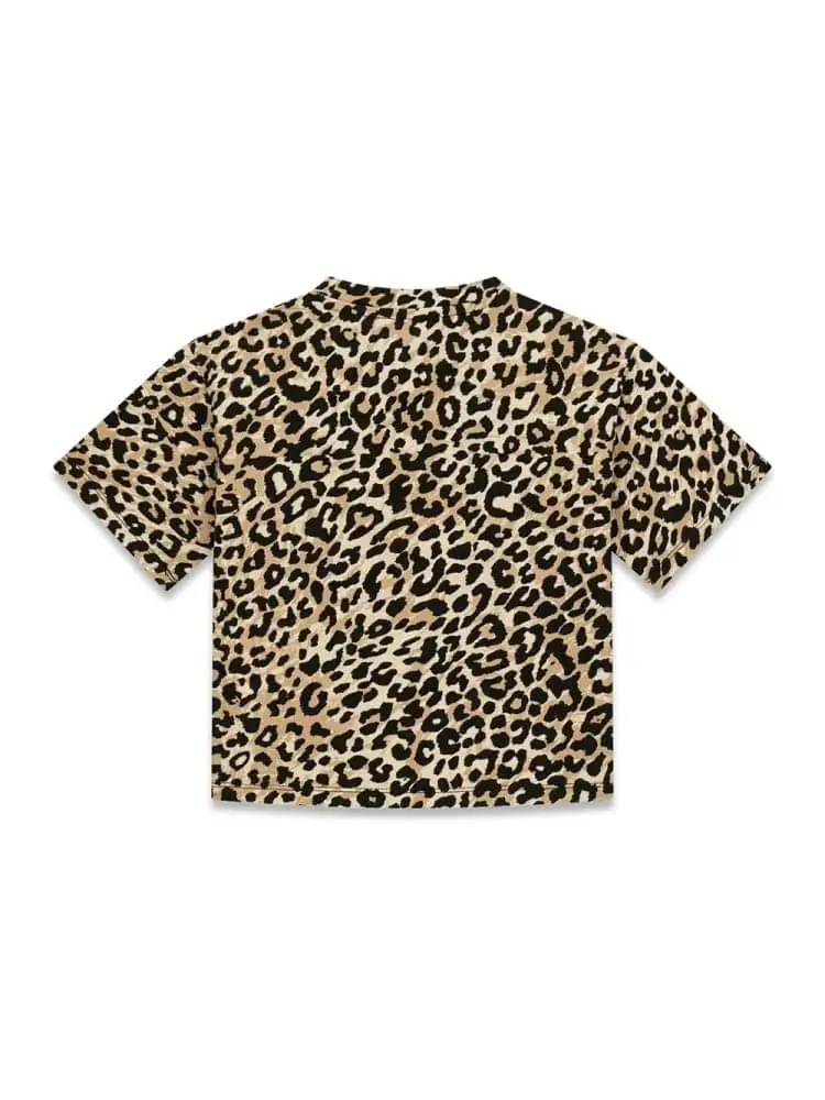 tshirt animalier donna con logo miniatura 2