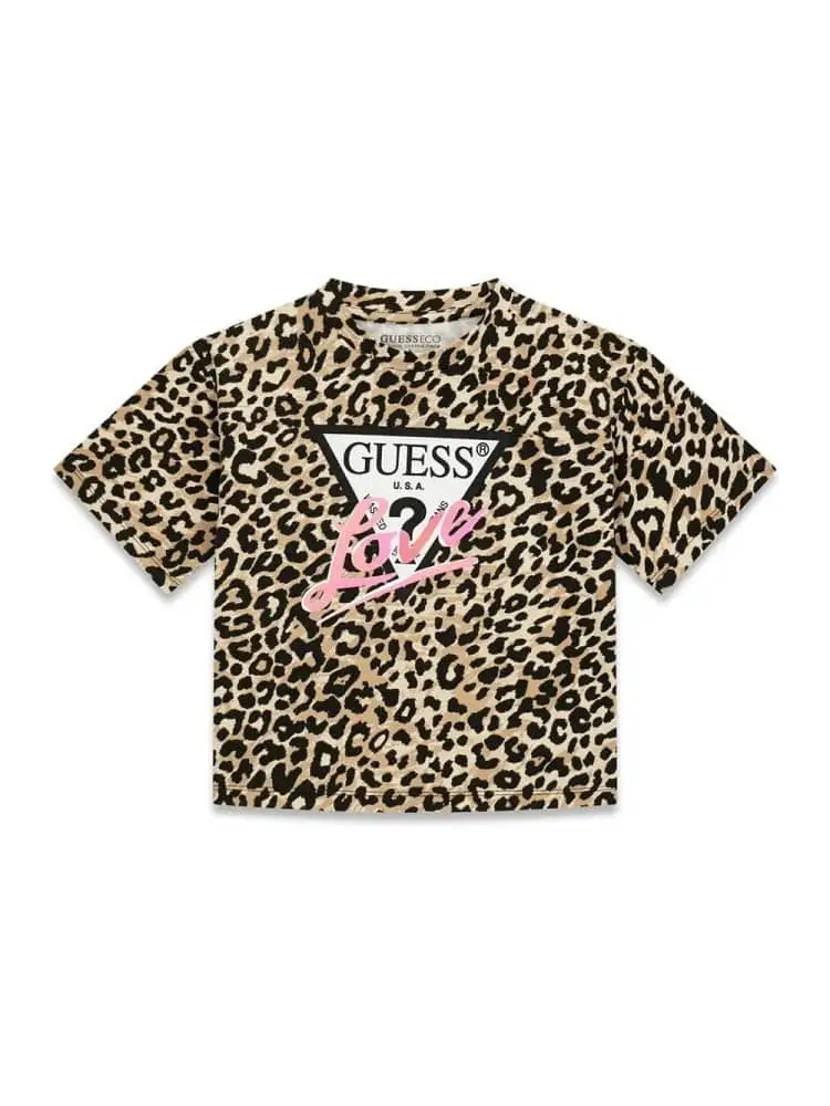 tshirt animalier donna con logo