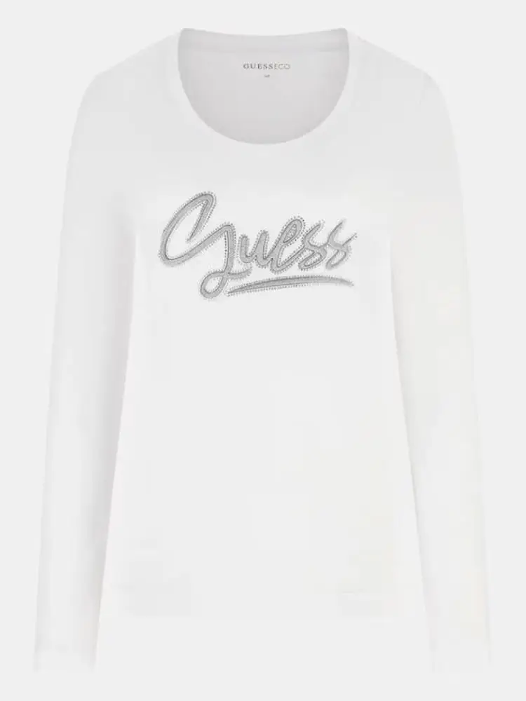 tshirt bianca donna con logo