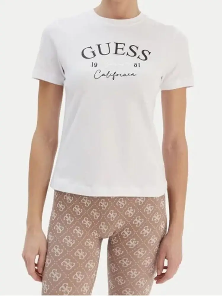 tshirt bianca donna con logo