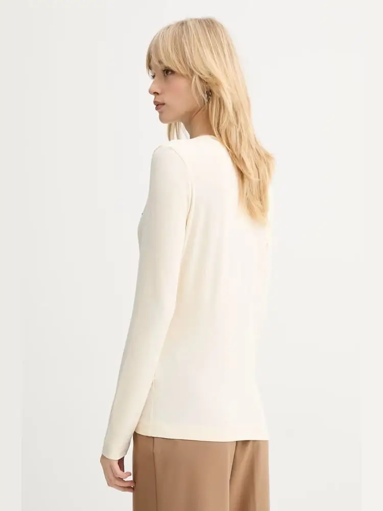 tshirt crema donna logo animalier miniatura 2