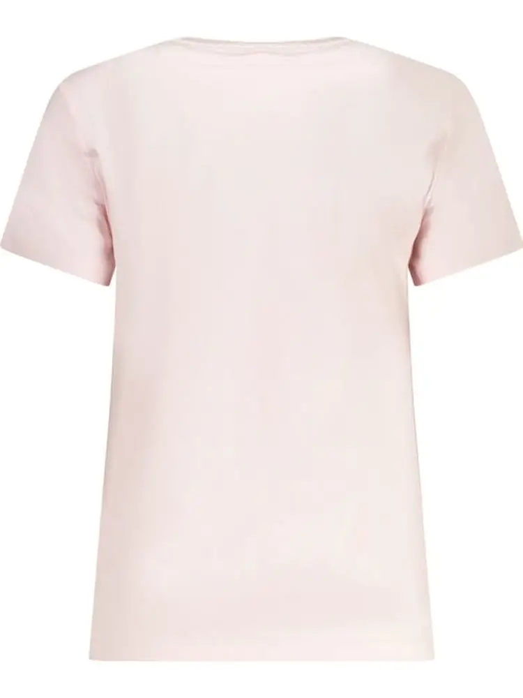 tshirt rosa donna con logo miniatura 2