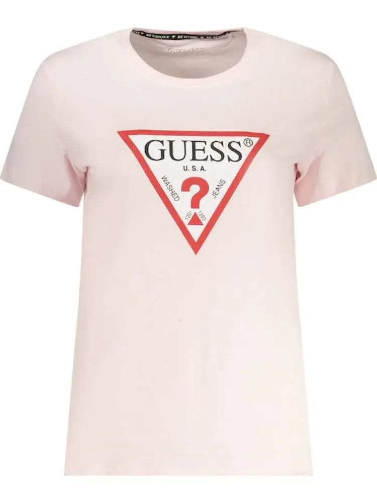 tshirt rosa donna con logo