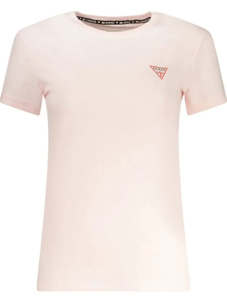 tshirt rosa donna mini logo