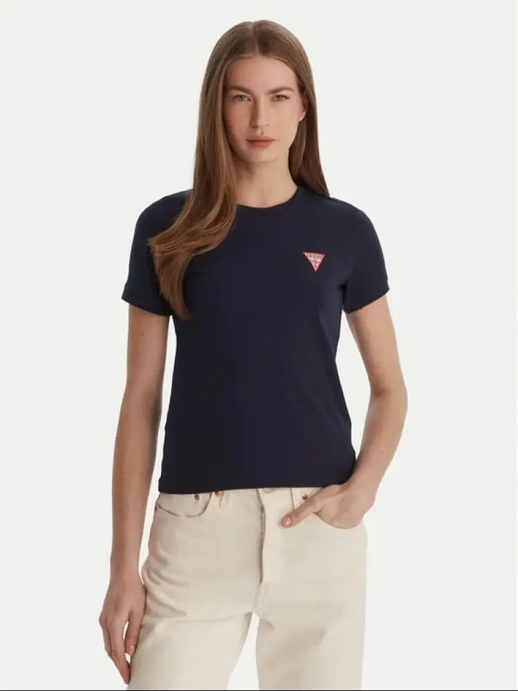 tshirtblu navy donna mini logo