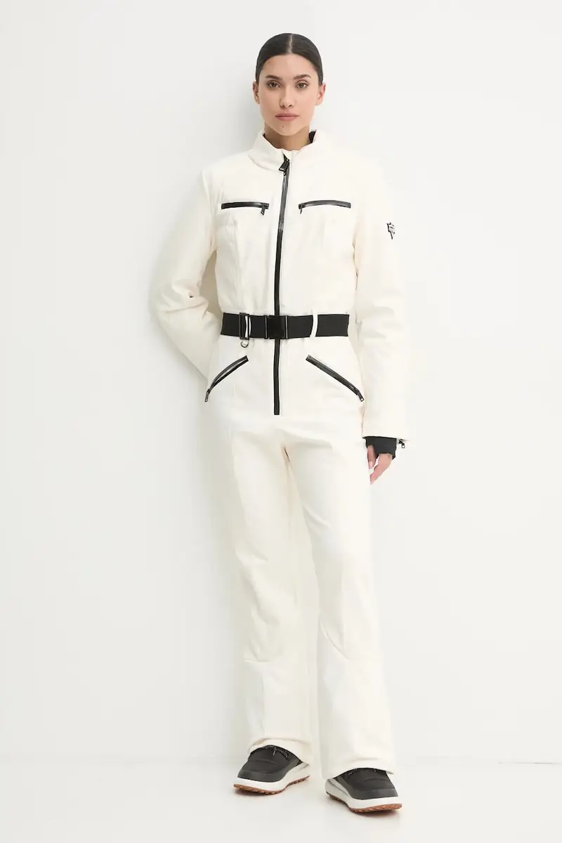 tuta da sci colore beige W4PD1M WH1S0