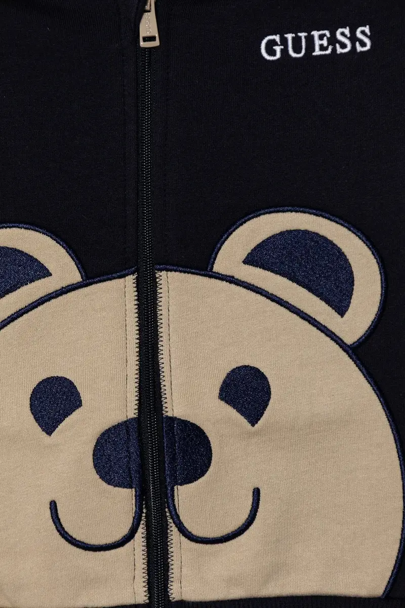 tuta in cotone neonati colore blu navy I5YG11 KA6R0 miniatura 4