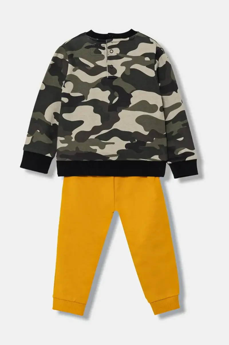 tuta in cotone neonati pacco da 2 Verde miniatura 2