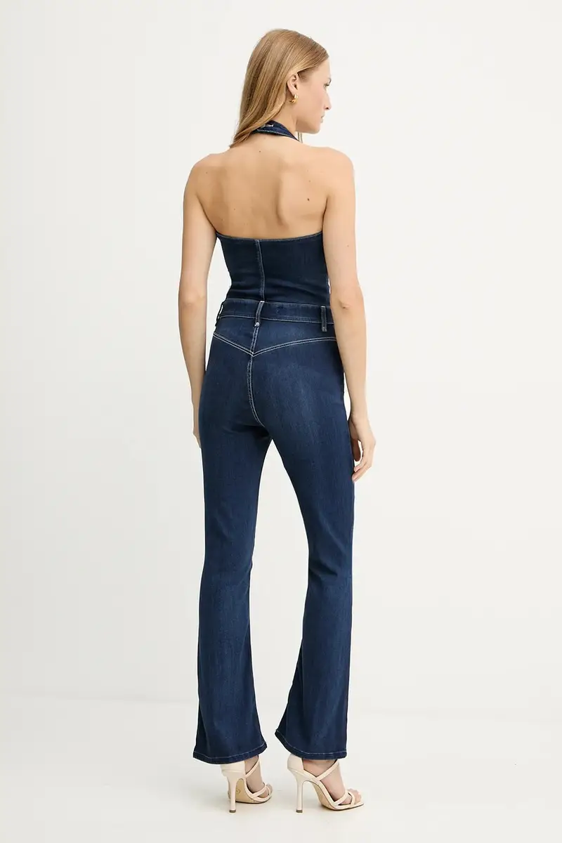 tuta in denim BETSY colore blu navy W5YD57 D0782 miniatura 3