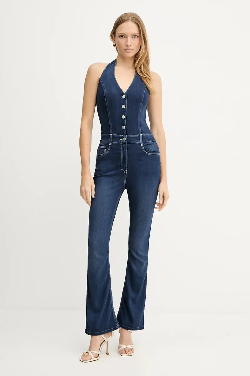 tuta in denim BETSY colore blu navy W5YD57 D0782