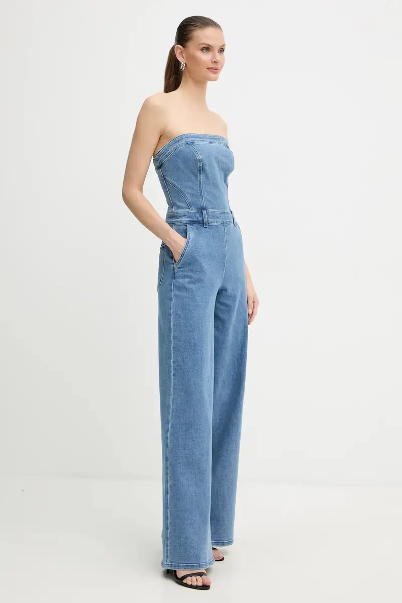 tuta in denim DONNA colore blu navy W5BD1F D4LU0 miniatura 2