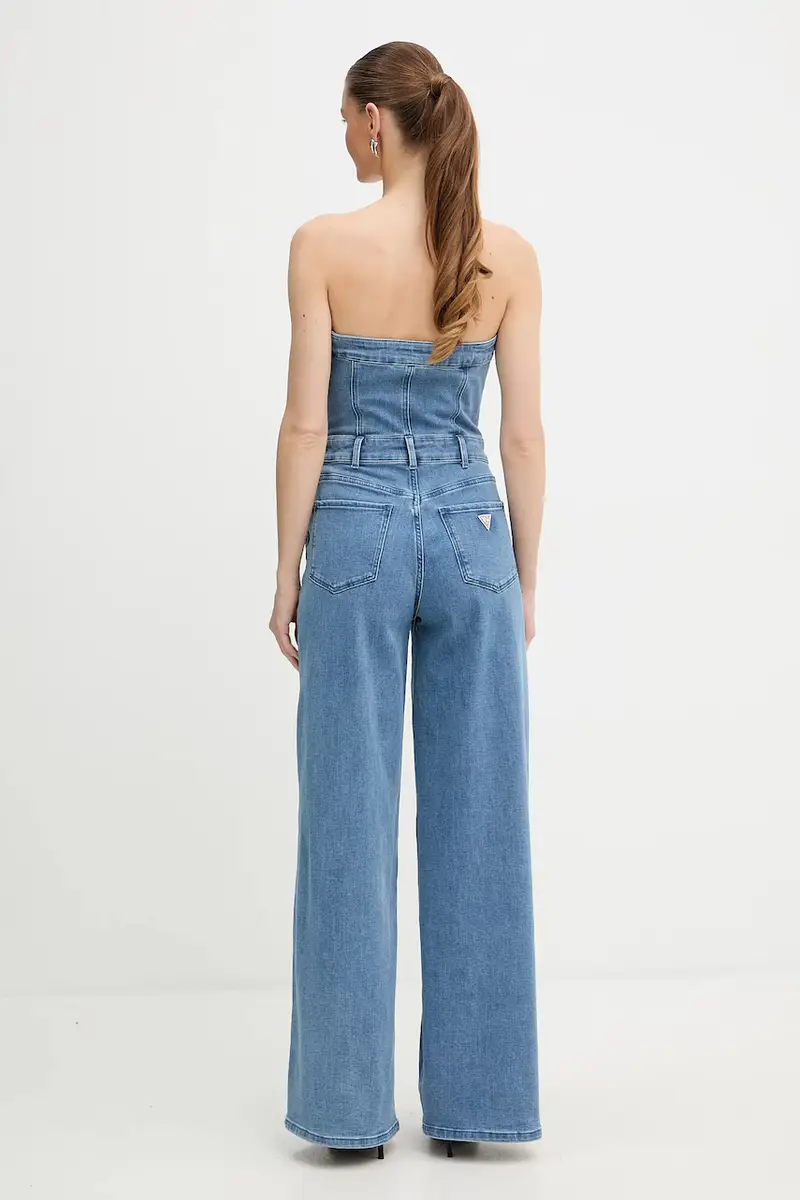 tuta in denim DONNA colore blu navy W5BD1F D4LU0 miniatura 3