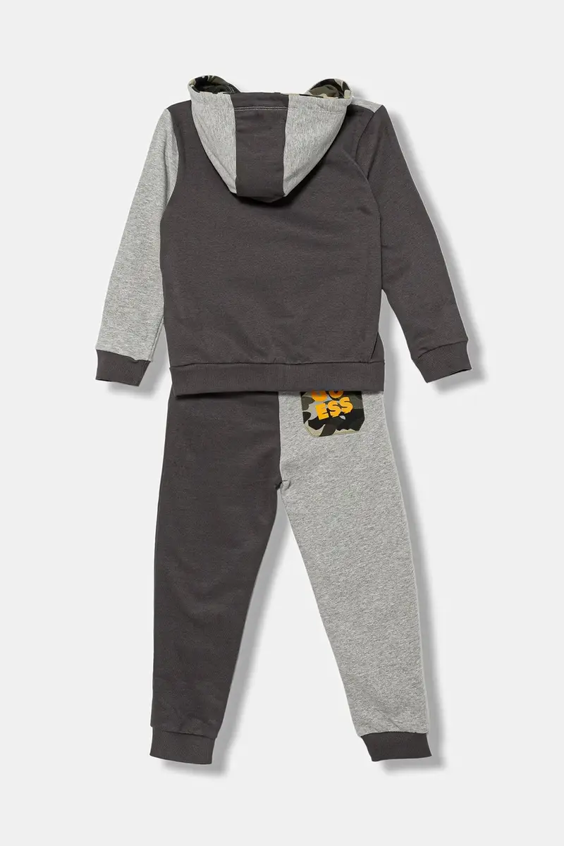 tuta in lana bambino/a colore grigio N5BG07 KAX74 miniatura 2