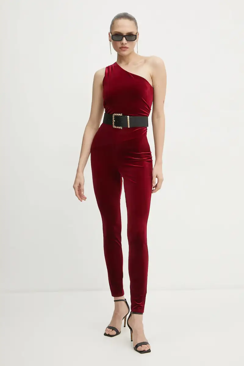 tuta in velluto BAILEY colore granata W5RD71 KCM62