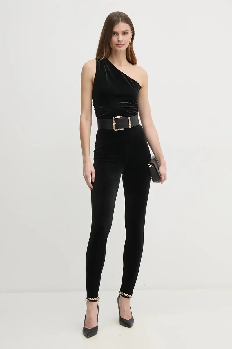 tuta in velluto BAILEY colore nero W5RD71 KCM62 miniatura 2