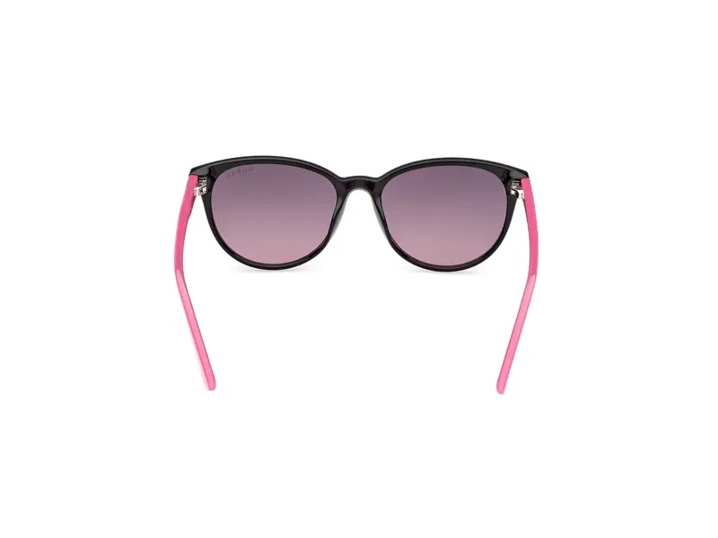 Guess Unisex GU00126 01T Occhiali da sole Iniettato Nero Bordeaux Cat Eye Normale miniatura 3