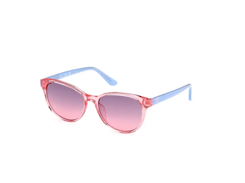 Guess Unisex GU00126 72Z Occhiali da sole Iniettato Rosa Viola Cat Eye Normale