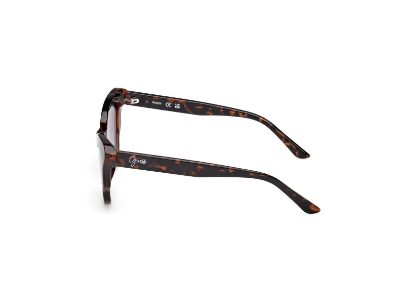 Unisex GU00228 52Z Occhiali da sole Iniettato Havana Viola Cat Eye Normale miniatura 3