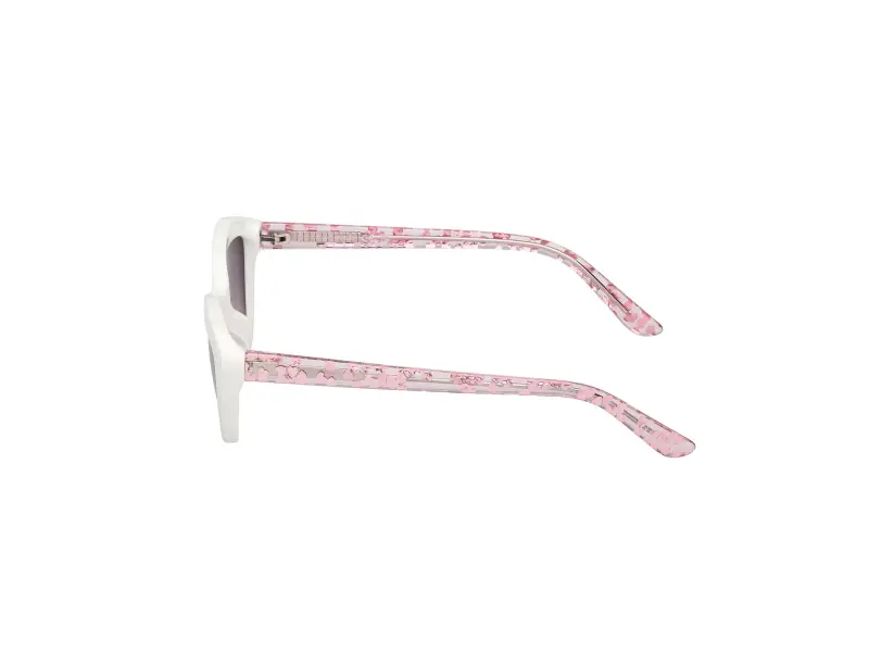 Unisex GU00229 21B Occhiali da sole Iniettato Avorio Fumo Geometrica Normale miniatura 3