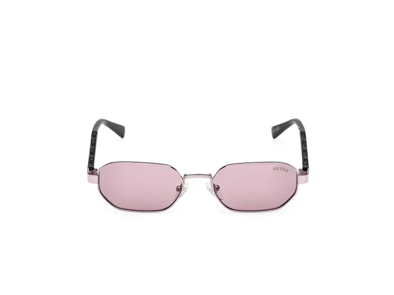 Unisex GU00231 81Y Occhiali da sole Metallo Viola Viola Geometrica Normale miniatura 2