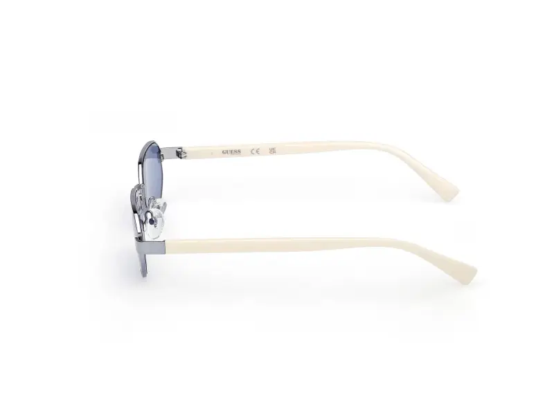 Unisex GU00231 84V Occhiali da sole Metallo Blu Blu Geometrica Normale miniatura 3