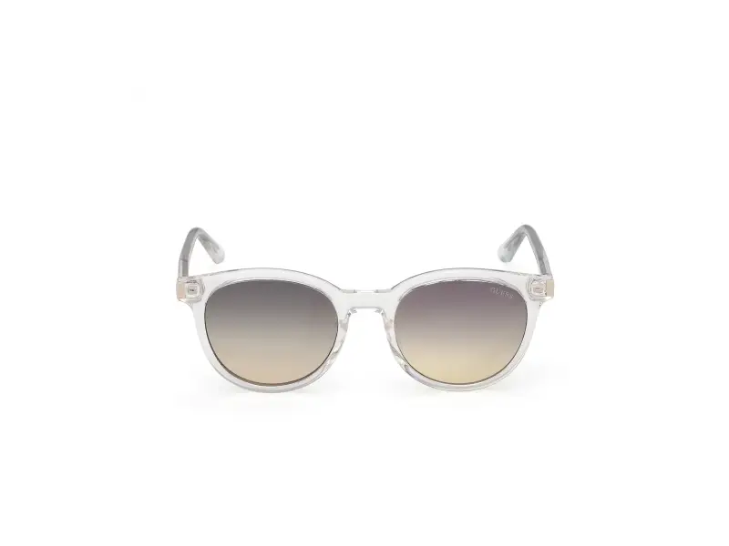 Unisex GU00235 26B Occhiali da sole Iniettato Trasparente Fumo Rotonda Normale miniatura 2