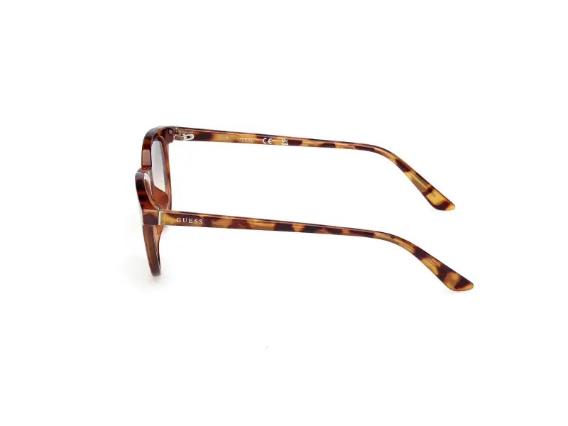 Unisex GU00235 56P Occhiali da sole Iniettato Havana Verde Rotonda Normale miniatura 3