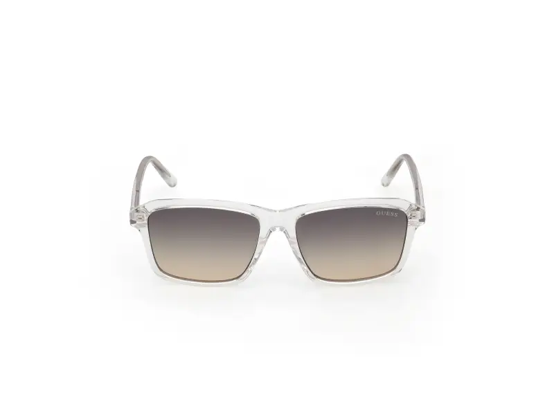 Unisex GU00236 26B Occhiali da sole Iniettato Trasparente Fumo Squadrata Normale miniatura 2