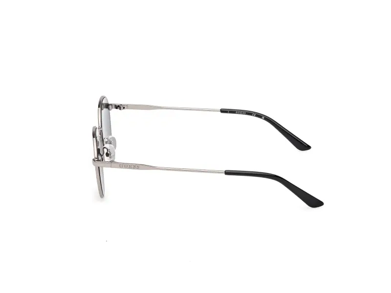 Unisex GU00237 08A Occhiali da sole Metallo Canna di fucile Fumo Rotonda Normale miniatura 3
