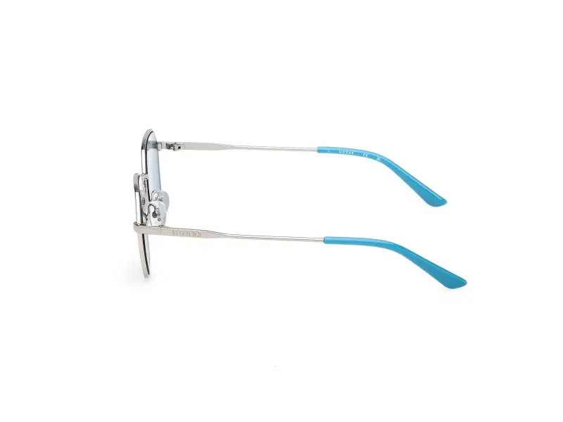 Unisex GU00238 10V Occhiali da sole Metallo Grigio Blu Geometrica Normale miniatura 3