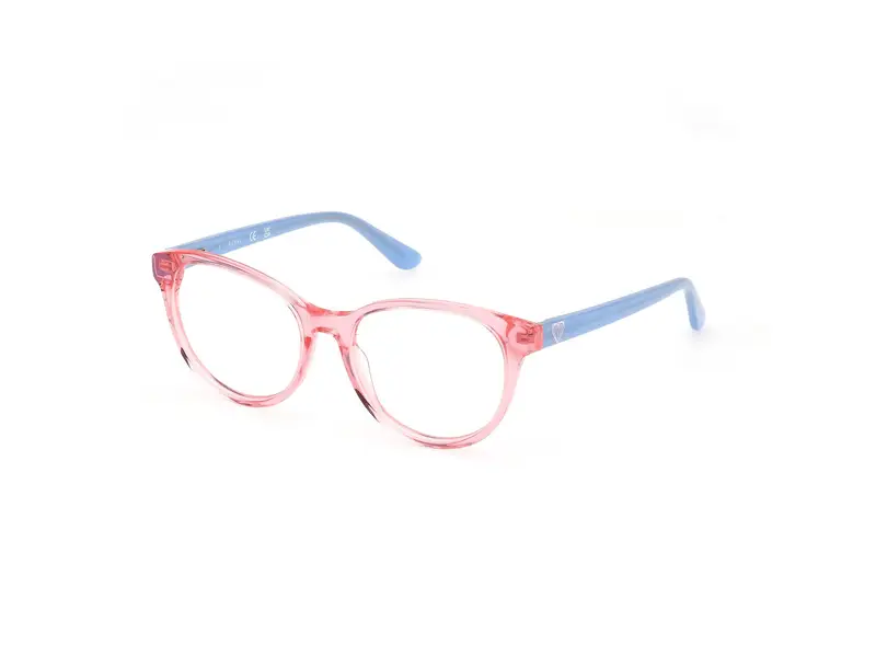 Guess Unisex GU50139 074 Montature da vista Acetato Rosa  Cat Eye Normale