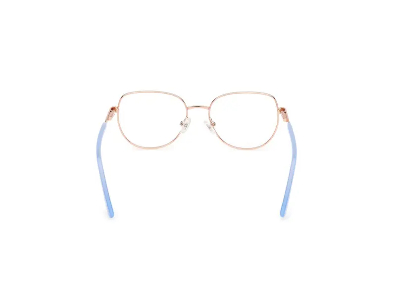 Guess Unisex GU50140 074 Montature da vista Metallo Rosa Rotonda Normale miniatura 3