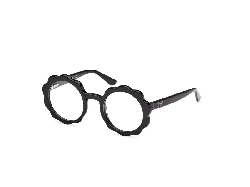 Guess Unisex GU50142 001 Montature da vista Acetato Nero  Rotonda Normale